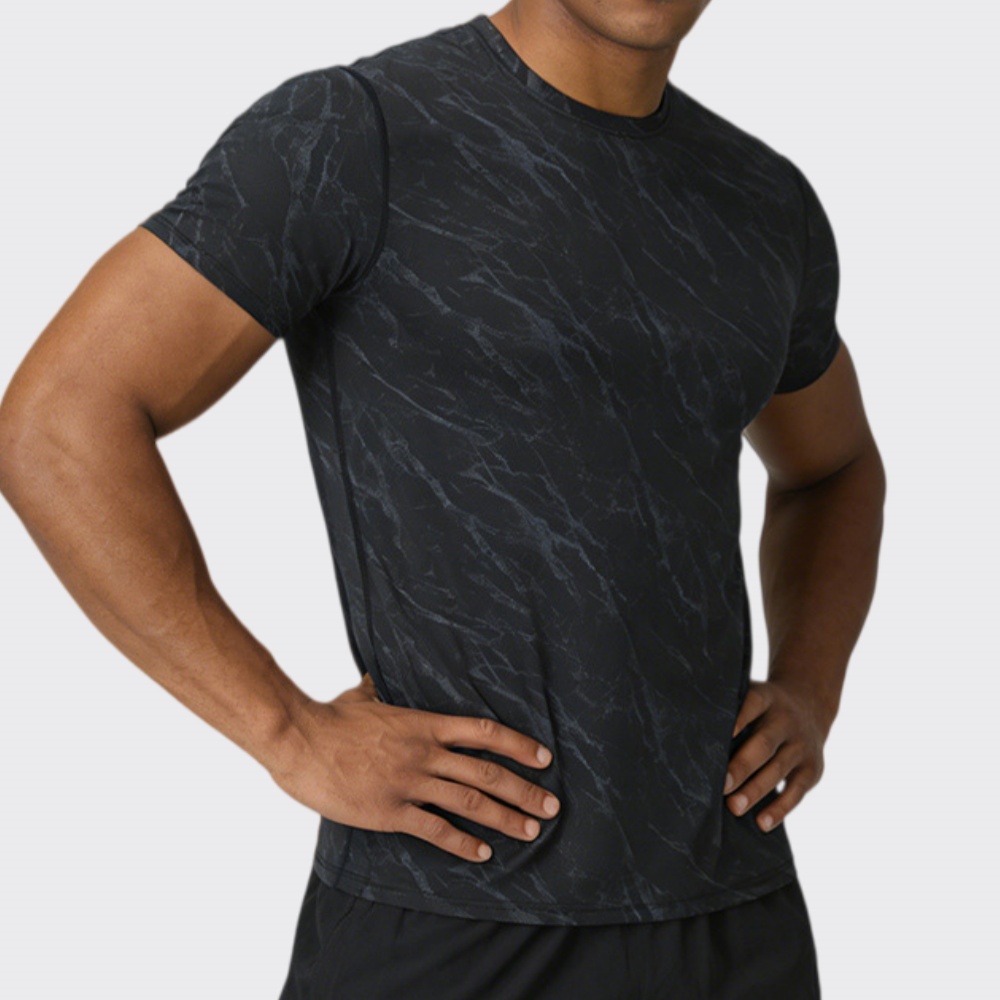 Sports Equipment Logo - Yaz erkek Çabuk Kuruyan Spor T-Shirt