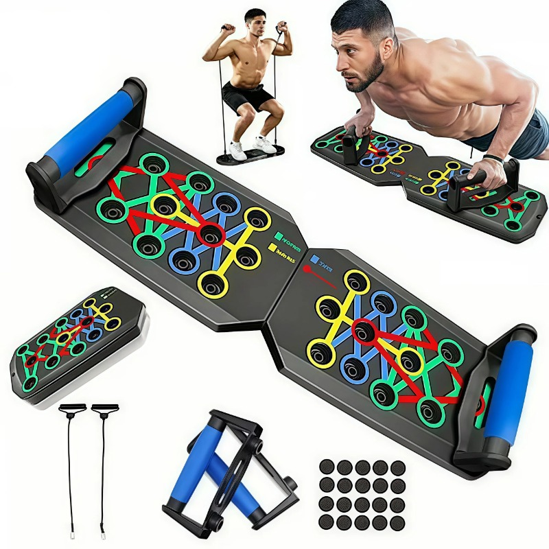 Sports Equipment Wholesale - Katlanabilir Direnç Bantlı Şınav Tahtası, Çok