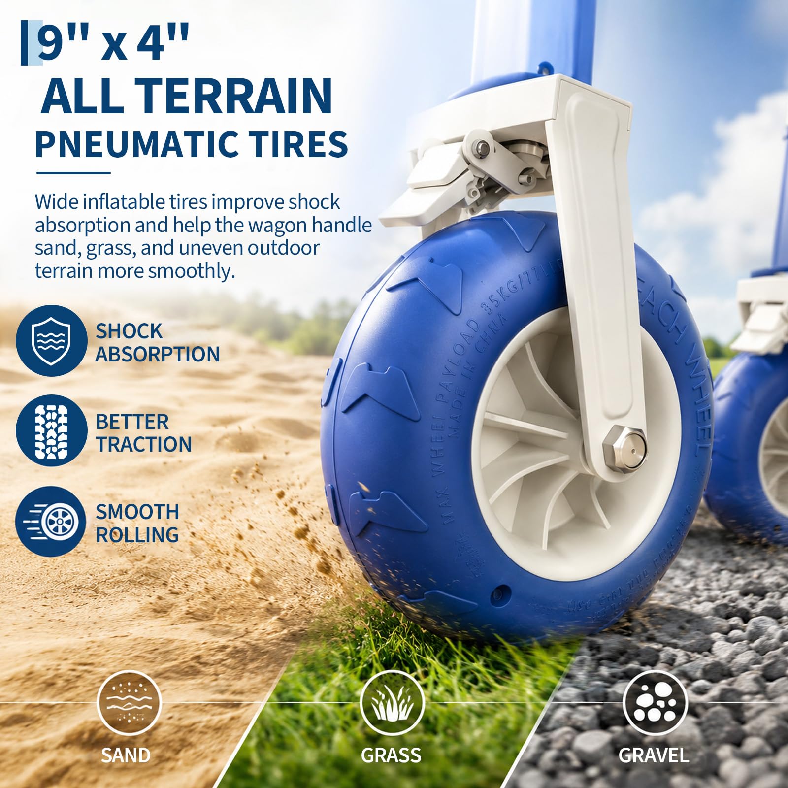 Ağır Hizmet Tipi Plaj Arabası  - Sports Equipment Trolley incelemesi ve fiyatı