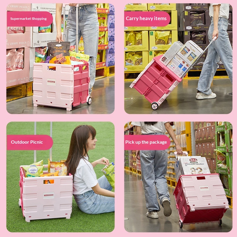 Taşınabilir Katlanabilir Alışv - Sports Equipment Trolley incelemesi ve fiyatı