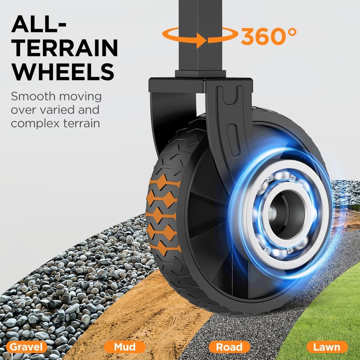 380LBS Tüm Arazi Koşullarına U - Sports Equipment Trolley incelemesi ve fiyatı